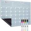 imageMr Pen Dry Erase Calendar for Fridge Magnetic 147 x 118quot Magnetic Calendar with 4 Dry Erase Markers Magnetic Calendar for Fridge Magnetic Whiteboard Calendar Dry Erase Fridge CalendarGray