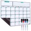 imageMr Pen Dry Erase Calendar for Fridge Magnetic 147 x 118quot Magnetic Calendar with 4 Dry Erase Markers Magnetic Calendar for Fridge Magnetic Whiteboard Calendar Dry Erase Fridge CalendarWhite