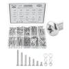 imageMr Pen Nuts and Bolts Assortment Kit 370 pcs Stainless Steel M4 Screws 7 Sizes 630mmButton Head Socket Cap Screws Assorted Nuts and Bolts Nut Bolt and Washer Assortment Bolt and Nut Assortment