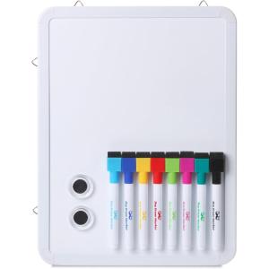 imageMr Pen Dry Erase Board 125quot x 95quot with 8 Dry Erase Markers and 2 Board Magnets White Board Dry Erase Magnetic Dry Erase Board Small White Board Small Dry Erase Board for WallWhite
