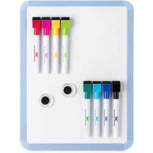 imageMr Pen Dry Erase Board 125quot x 95quot with 8 Dry Erase Markers and 2 Board Magnets White Board Dry Erase Magnetic Dry Erase Board Small White Board Small Dry Erase Board for WallBlue