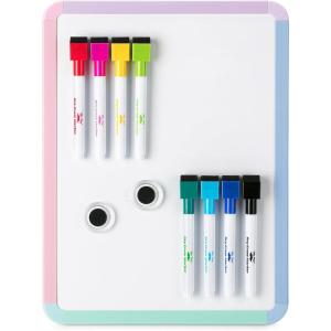 imageMr Pen Dry Erase Board 125quot x 95quot with 8 Dry Erase Markers and 2 Board Magnets White Board Dry Erase Magnetic Dry Erase Board Small White Board Small Dry Erase Board for WallColorful