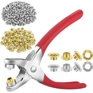 imageMr Pen Grommet Tool Kit 14 Inch Grommet Pliers with 300 Pcs Metal Eyelets and Grommets kit Eyelet Pliers Metal Grommet Kit 14 Inch Grommet Kit Grommet Kits 14 Grommets Eyelet Tool