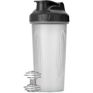 imageMr Pen Shaker Bottles for Protein Mixes 28 oz 4 Pack Colorful Protein Shaker Bottle with Wire Whisk Ball Mixer BottleClear 1