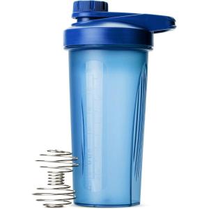 imageMr Pen Shaker Bottles for Protein Mixes with Twist Cap 28 oz Black Protein Shaker Bottle with Wire Whisk Ball Shaker Cup Mixer BottleBlue