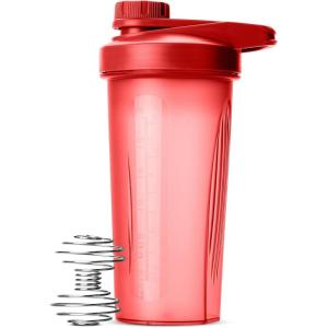 imageMr Pen Shaker Bottles for Protein Mixes with Twist Cap 28 oz Black Protein Shaker Bottle with Wire Whisk Ball Shaker Cup Mixer BottleRed