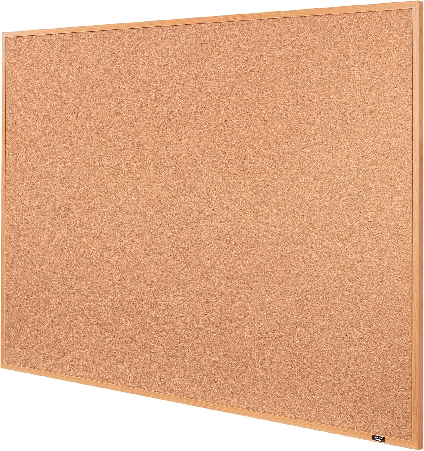 imageMr Pen Cork Board 24x48 Wood Frame Cork Bulletin Board Push Pin Board Cork Boards for Walls Corkboards for Wall Cork Board for OfficeWood Framed