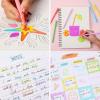 imageMr Pen 8 Pack Fine Tip Highlighters Pastel Colors Assorted Cute Pen Set