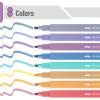 imageMr Pen Aesthetic Highlighters 8 pcs Jewel Tones Chisel Tip Cute Highlighters Assorted Colors Bible Highlighters and Pens No Bleed No Bleed Highlighters for Bible Pages No Bleed