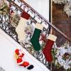 imageMr Pen Christmas Stockings 4 Pack 18quot Cable Knit StockingsRed  Cream  Green