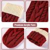imageMr Pen Christmas Stockings 4 Pack 18quot Cable Knit StockingsRed  Cream  Green