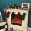 imageMr Pen Christmas Stockings 4 Pack 18quot Cable Knit StockingsRed and Cream with K