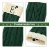 imageMr Pen Christmas Stockings with Initials 18quot Letter G Cream and Red Cable Knit Stockings for Christmas Cable Knit Christmas Stocking for Christmas Large Knit Stockings ChristmasGreen and Cream With E