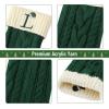 imageMr Pen Christmas Stockings with Initials 18quot Letter G Cream and Red Cable Knit Stockings for Christmas Cable Knit Christmas Stocking for Christmas Large Knit Stockings ChristmasGreen and Cream With L