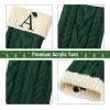 imageMr Pen Christmas Stockings with Initials 18quot Letter G Cream and Red Cable Knit Stockings for Christmas Cable Knit Christmas Stocking for Christmas Large Knit Stockings ChristmasGreen and Cream With a