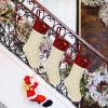 imageMr Pen Christmas Stockings with Initials 18quot Letter G Cream and Red Cable Knit Stockings for Christmas Cable Knit Christmas Stocking for Christmas Large Knit Stockings ChristmasCream and Red With G