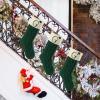 imageMr Pen Christmas Stockings with Initials 18quot Letter H Green and Cream Cable Knit Stockings for Christmas Cable Knit Christmas Stocking for Christmas Large Knit Stockings ChristmasGreen and Cream With G