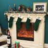 imageMr Pen Christmas Stockings with Initials 18quot Letter H Green and Cream Cable Knit Stockings for Christmas Cable Knit Christmas Stocking for Christmas Large Knit Stockings ChristmasGreen and Cream With H