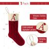 imageMr Pen Christmas Stockings with Initials 18quot Letter H Green and Cream Cable Knit Stockings for Christmas Cable Knit Christmas Stocking for Christmas Large Knit Stockings ChristmasRed and Cream With a