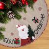 imageMr Pen Christmas Tree Skirt  48 Inch Red Knitted Christmas Skirt for Xmas TreesBurlap