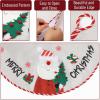 imageMr Pen Christmas Tree Skirt  48 Inch Red Knitted Christmas Skirt for Xmas TreesBurlap