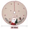imageMr Pen Christmas Tree Skirt  48 Inch Red Knitted Christmas Skirt for Xmas TreesBurlap