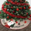 imageMr Pen Christmas Tree Skirt  48 Inch Red Knitted Christmas Skirt for Xmas TreesBurlap
