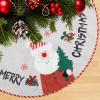 imageMr Pen Christmas Tree Skirt  48 Inch Red Knitted Christmas Skirt for Xmas TreesBurlap