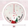 imageMr Pen Christmas Tree Skirt  48 Inch Red Knitted Christmas Skirt for Xmas TreesBurlap