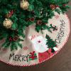 imageMr Pen Christmas Tree Skirt  48 Inch Red Knitted Christmas Skirt for Xmas TreesBurlap