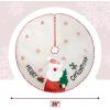 imageMr Pen Christmas Tree Skirt  48 Inch Red Knitted Christmas Skirt for Xmas TreesBurlap
