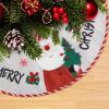 imageMr Pen Christmas Tree Skirt  48 Inch Red Knitted Christmas Skirt for Xmas TreesBurlap