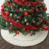 imageMr Pen Christmas Tree Skirt  48 Inch Red Knitted Christmas Skirt for Xmas TreesKnitted 1