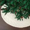 imageMr Pen Christmas Tree Skirt  48 Inch Red Knitted Christmas Skirt for Xmas TreesKnitted 1