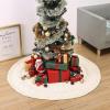 imageMr Pen Christmas Tree Skirt  48 Inch Red Knitted Christmas Skirt for Xmas TreesKnitted 1