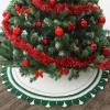 imageMr Pen Christmas Tree Skirt  48 Inch Red Knitted Christmas Skirt for Xmas TreesKnitted 2