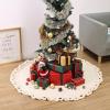 imageMr Pen Christmas Tree Skirt  48 Inch Red Knitted Christmas Skirt for Xmas TreesKnitted 3