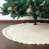imageMr Pen Christmas Tree Skirt  48 Inch Red Knitted Christmas Skirt for Xmas TreesKnitted 3
