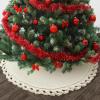 imageMr Pen Christmas Tree Skirt  48 Inch Red Knitted Christmas Skirt for Xmas TreesKnitted 3