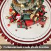 imageMr Pen Christmas Tree Skirt  48 Inch Red Knitted Christmas Skirt for Xmas TreesKnitted 5