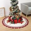 imageMr Pen Christmas Tree Skirt  48 Inch Red Knitted Christmas Skirt for Xmas TreesKnitted 5