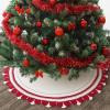 imageMr Pen Christmas Tree Skirt  48 Inch Red Knitted Christmas Skirt for Xmas TreesKnitted 5