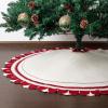 imageMr Pen Christmas Tree Skirt  48 Inch Red Knitted Christmas Skirt for Xmas TreesKnitted 5