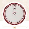 imageMr Pen Christmas Tree Skirt  48 Inch Red Knitted Christmas Skirt for Xmas TreesKnitted 5