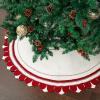 imageMr Pen Christmas Tree Skirt  48 Inch Red Knitted Christmas Skirt for Xmas TreesKnitted 5