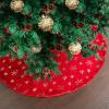 imageMr Pen Christmas Tree Skirt  48 Inch Red Knitted Christmas Skirt for Xmas TreesRed Gold
