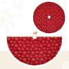 imageMr Pen Christmas Tree Skirt  48 Inch Red Knitted Christmas Skirt for Xmas TreesRed Gold