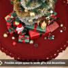imageMr Pen Christmas Tree Skirt  48 Inch Red Knitted Christmas Skirt for Xmas TreesRed Knitted 1
