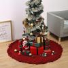 imageMr Pen Christmas Tree Skirt  48 Inch Red Knitted Christmas Skirt for Xmas TreesRed Knitted 1