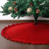 imageMr Pen Christmas Tree Skirt  48 Inch Red Knitted Christmas Skirt for Xmas TreesRed Knitted 1